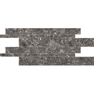 LOMBARDA MOSAIQUE LISTELLI 30X60 SFALSATI NERO ROCHÉ CRESTA - ERGON EMILGROUP EDHF ERGON EMILGROUP - 1