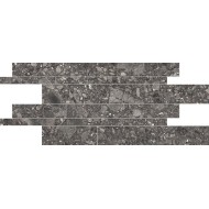 LOMBARDA MOSAIQUE LISTELLI 30X60 SFALSATI NERO NATUREL - ERGON EMILGROUP EDHA ERGON EMILGROUP - 1