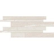 STONE TALK 30X60 MOSAIC LISTELLI M63G90R WHITE MARTELLATA SQ - ERGON EMILGROUP EDQP ERGON EMILGROUP - 1