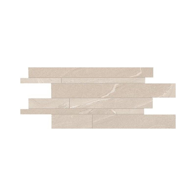 STONE TALK 30X60 MOSAICO LISTELLI M63G93R SAND MARTELLATA RETTIFICATO - ERGON EMILGROUP EDQQ ERGON EMILGROUP - 1