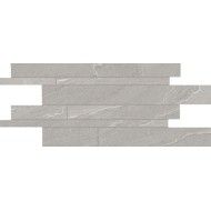 STONE TALK 30X60 MOSAIC LISTELLI M63G98R GREY MARTELLATA SQ - ERGON EMILGROUP EDQS ERGON EMILGROUP - 1