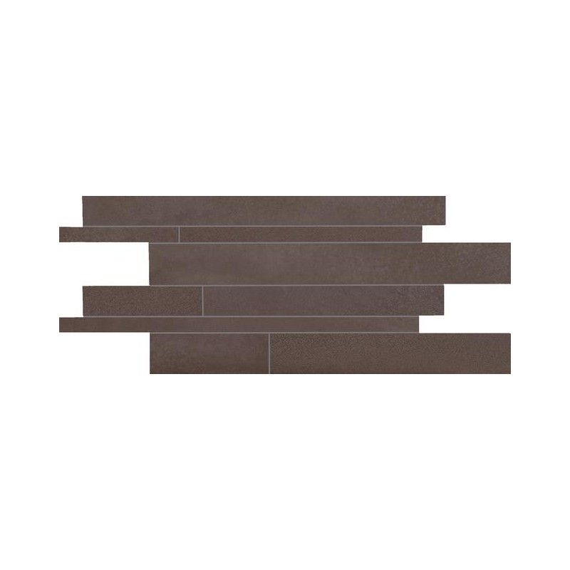 TR3ND 30x60 MOSAICO LISTELLI M63F86R BROWN RETTIFICATO - ERGON EMILGROUP EAUT ERGON EMILGROUP - 1