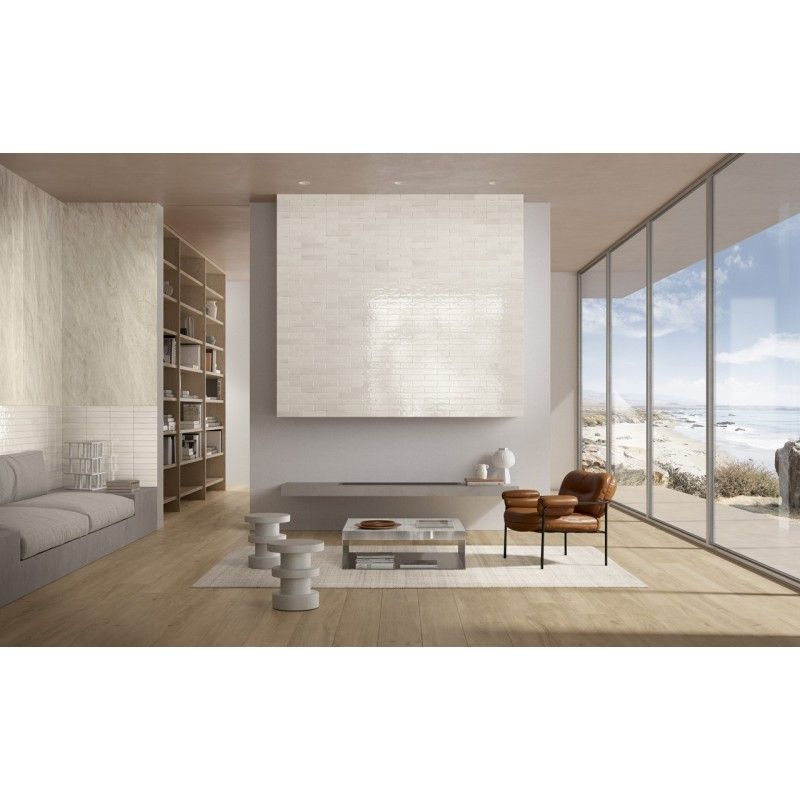 Brit WHITE SHINY 6x24,6 cm 9 mm - CERAMICA FONDOVALLE BRI001 CERAMICA FONDOVALLE - 1