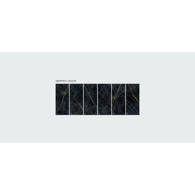 Infinito 2.0 PORT LAURENT GLOSSY 120X278 cm 6,5 mm  - CERAMICA FONDOVALLE INF1731 CERAMICA FONDOVALLE - 1