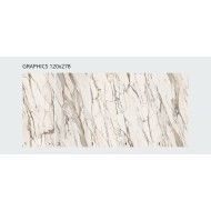 Infinito 2.0 CALACATTA GOLD NATURAL 120X278 cm 6,5 mm  - CERAMICA FONDOVALLE INF1917 CERAMICA FONDOVALLE - 1