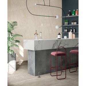 Infinito 2.0 ONICE WHITE GLOSSY 60X120 cm 6,5 mm  - CERAMICA FONDOVALLE INF1087 CERAMICA FONDOVALLE - 1