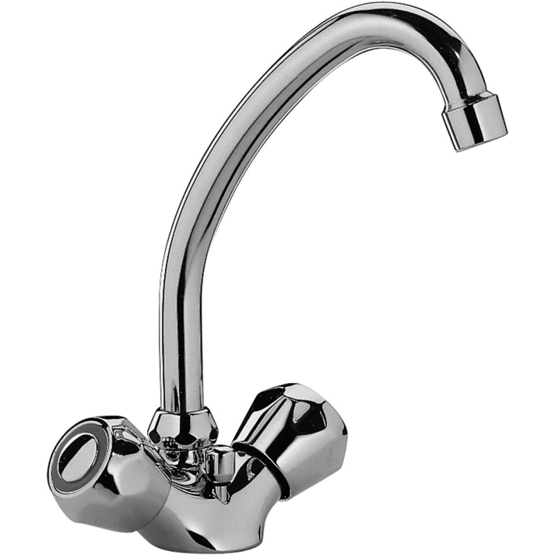 DANUBIO Lavabo monotrou avec bec orientable Chrome - Paffoni DA 072 CR RUBINETTERIA PAFFONI - 1