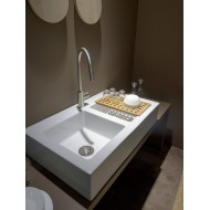 ACQUAGRANDE Évier à poser double cuve BLANC - Ceramica Flaminia 5051AF CERAMICA FLAMINIA - 1