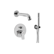 APP Set Vasca monocomando incasso e Bocca di erogazione  Cromo - Ceramica Flaminia AP296 CERAMICA FLAMINIA - 1