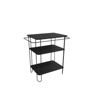 FILO 60 Stainless steel structure with Matt Black shelves and top CERAMICA FLAMINIA FI60SVNE CERAMICA FLAMINIA - 1