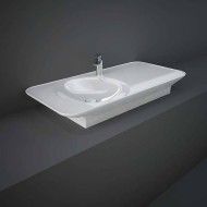 VALET Lavabo suspendu monotrou 112 cm étagère droite Rak Ceramics VALWB11201AWHA RAK CERAMICS - 1