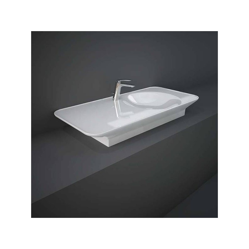 VALET Lavabo sospeso 112 cm ripiano Sinistro Rak Ceramics VALWB11301AWHA RAK CERAMICS - 1