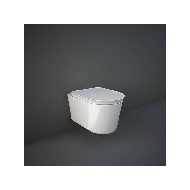 VALET VASO RIMLESS sospeso 56 cm Rak Ceramics VALWC1446AWHA RAK CERAMICS - 1