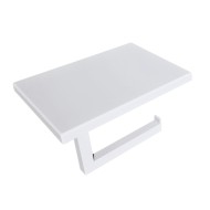 GRELA PORTAROTOLO VERNICIATO BIANCO Con Coperchio LINEABETA 51721 LINEABETA - 1