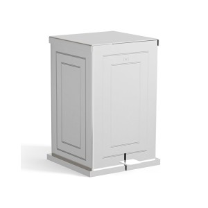 CUBE Korb mit Pedal L22xH33xT25,2 mit Chromoberfläche DEVON & DEVON DEVON&DEVON - 1