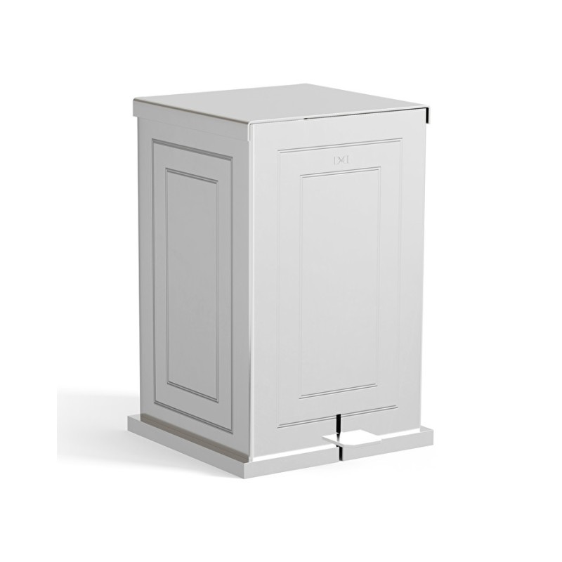 CUBE Basket with pedal L22xH33xD25.2 with chrome finish DEVON & DEVON DEVON&DEVON - 1
