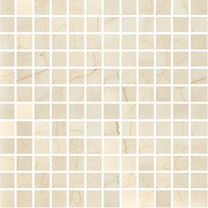 MARMOREA2 CREMA AVORIO 30X30 MOSAIK 2,5X2,5 POLIERT/R - FIORANESE CERAMICA MM9MS1L FIORANESE CERAMICHE - 1