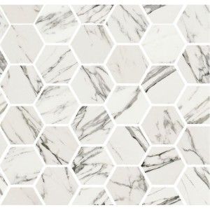 PRESTIGE STATUARIETTO EFFECT MOSAIC EXAGONA Ceramica Fioranese M31MS1L FIORANESE CERAMICHE - 2