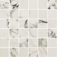 PRESTIGE Arabescato Mosaik 5x5 halb poliert
