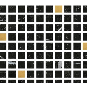 MARMI DI IMPRONTA  NERO MARQUINIA MOSAIQUE LAPPE TES.2,3X2,3 30X30 - IMPRONTA IMI043ML IMPRONTA - 1