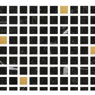 MARMI DI IMPRONTA  NERO MARQUINIA MOSAIC LAPPED TES.2,3X2,3 30X30 - IMPRONTA IMI043ML IMPRONTA - 1