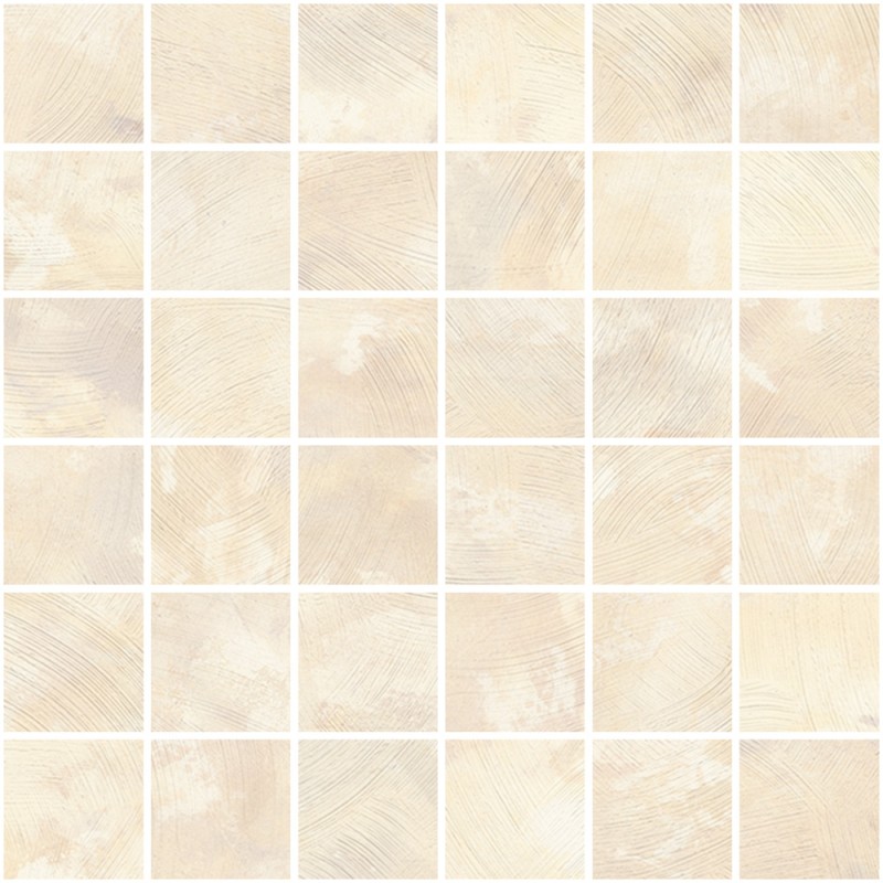 SPATOLATO  CREAM NATURAL MOSAIK 5X5 29,75X29,75 - APARICI APARICI CERAMICA - 1