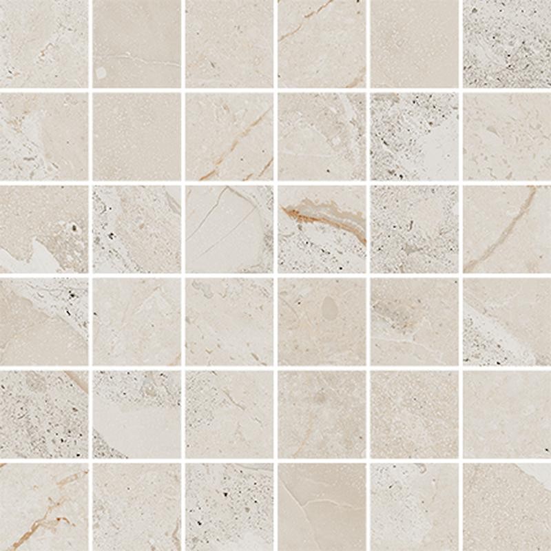 Karnis Mosaico 4,7x4,7 Ivory Levigato 30x30 - CERDOMUS 94142 CERDOMUS - 1