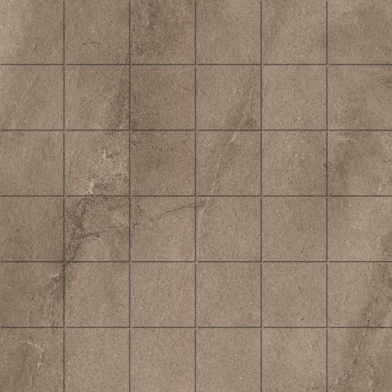 NATIVE STONE 30X30 MOSAIC 4,7 AUTHENTIC BROWN 8MM - PORCELAINGRES X370435X8 PORCELAINGRES - 1