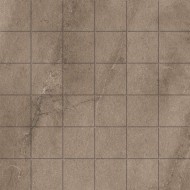 NATIVE STONE 30X30 MOSAIC 4,7 AUTHENTIC BROWN 8MM - PORCELAINGRES X370435X8 PORCELAINGRES - 1