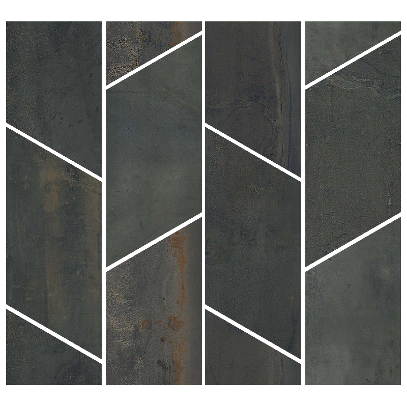 REBEL MOSAIC TWIST NIGHT RECTIFIED 30X30 - FLAVIKER PF60008875 FLAVIKER - 2