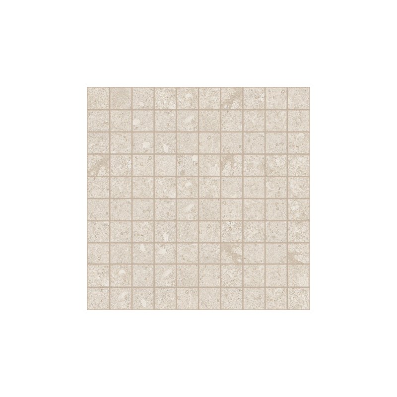 ELEMENTAL STONE WHITE LIMESTONE 3x3 MOSAIK 30X30 GLAENZED - CONTEMPORARY DESIGN FLORIM 767031 FLORIM CONTEMPORARY DESIGN - 1
