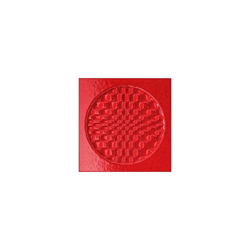 CITTA' DI FAENZA GEO ROSSO DECORO GLOSSY 6X6 - IRIS 511053 IRIS CERAMICA - 1