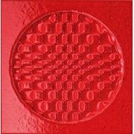 CITTA' DI FAENZA GEO ROSSO DECORO GLOSSY 6X6 - IRIS 511053 IRIS CERAMICA - 1