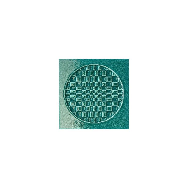 CITTA' DI FAENZA GEO VERDE DECORATION GLOSSY 6X6 - IRIS 511057 IRIS CERAMICA - 1