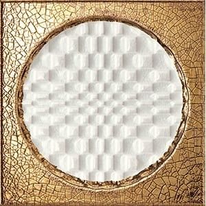 CITTA' DI FAENZA GEO BIANCO DECORATION ORO GLOSSY 6X6 - IRIS 511058 IRIS CERAMICA - 1