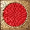 CITTA' DI FAENZA GEO ROSSO DEKOR ORO GLOSSY 6X6 - IRIS 511059 IRIS CERAMICA - 1