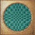 CITTA' DI FAENZA GEO VERDE DEKOR ORO GLOSSY 6X6 - IRIS 511063 IRIS CERAMICA - 1