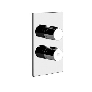 VIA MANZONI 3-way wall thermostatic mixer - GESSI