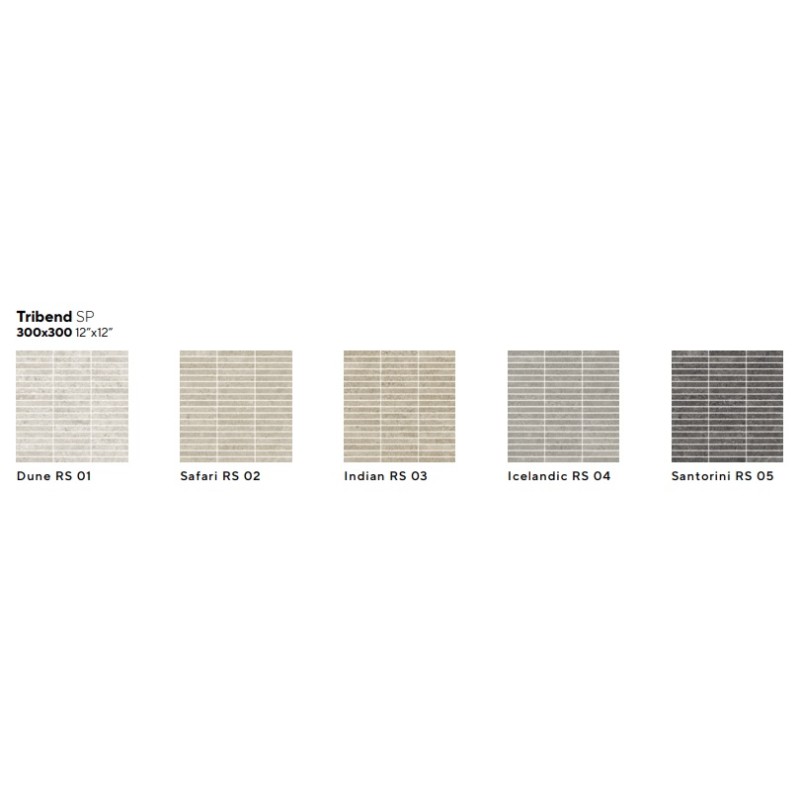 RESTONE DUNE RS 01 BRUSHED MOSAICO TRIBEND 30X30 - MIRAGE BZC3 MIRAGE - 1