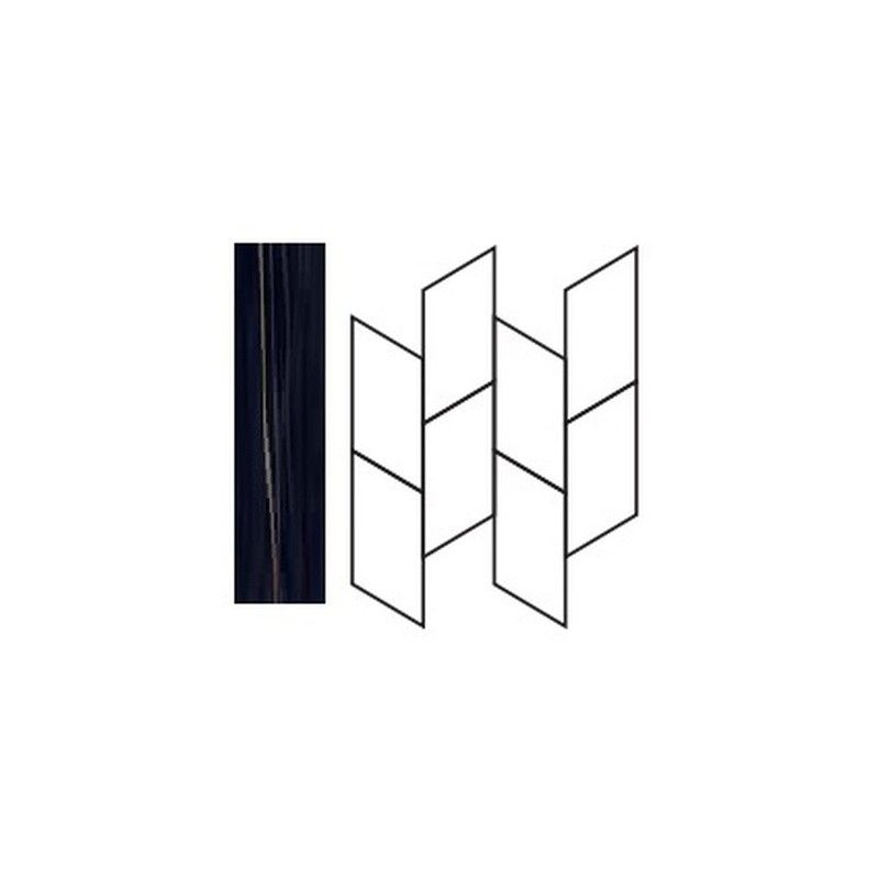 SUPREME EVO MOSAIQUE TWIST NOIR LAURENT LUX 30X30 - FLAVIKER PF60008867 FLAVIKER - 1