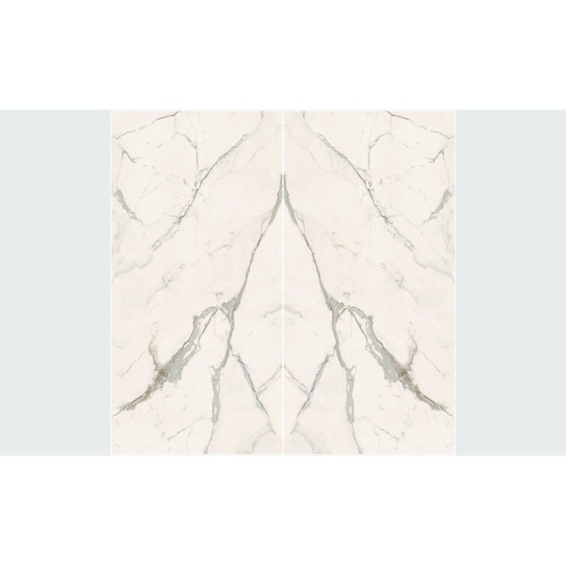INFINITO 2.0 CALACATTA LIGHT GLOSSY BOOK MATCH A 160X320 - FONDOVALLE INF1305 CERAMICA FONDOVALLE - 1