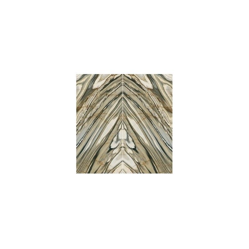 INFINITO 2.0 LUXORY GOLD POLISHED BOOKMATCH B 163X324 - FONDOVALLE INF2498 CERAMICA FONDOVALLE - 1