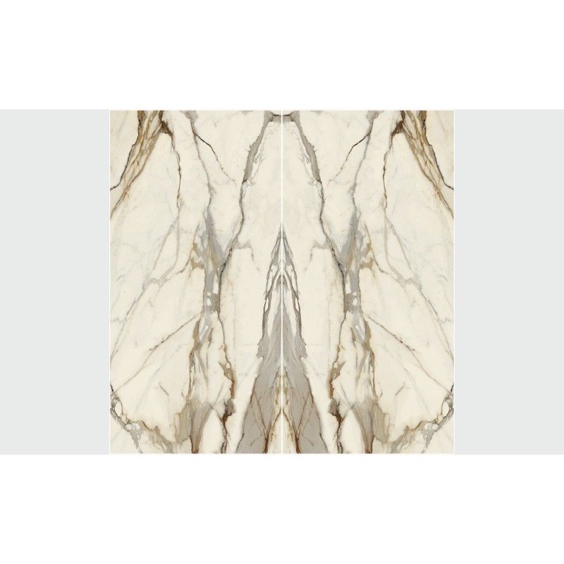 INFINITO 2.0 CALACATTA MACCHIA VECCHIA POLISHED BOOKMATCH A 163X324 - FONDOVALLE INF2171 CERAMICA FONDOVALLE - 1