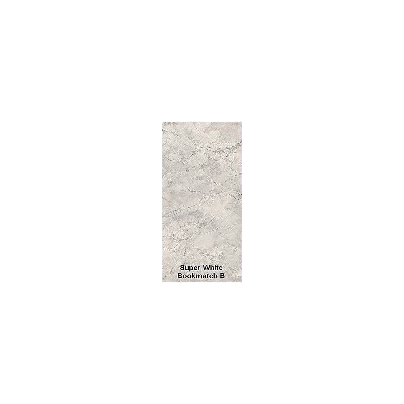 INFINITO 2.0 SUPER WHITE POLISHED BOOKMATCH A 163X324 - FONDOVALLE INF2522 CERAMICA FONDOVALLE - 1