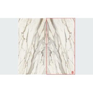 INFINITO 2.0 CALACATTA GOLD POLISHED BOOKMATCH B 163X324 - FONDOVALLE INF453 CERAMICA FONDOVALLE - 1