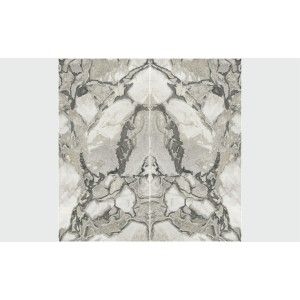 INFINITO 2.0 CLIFF WHITE 3D TEXTURE BOOKMATCH A 163X324 - FONDOVALLE INF2524 CERAMICA FONDOVALLE - 1
