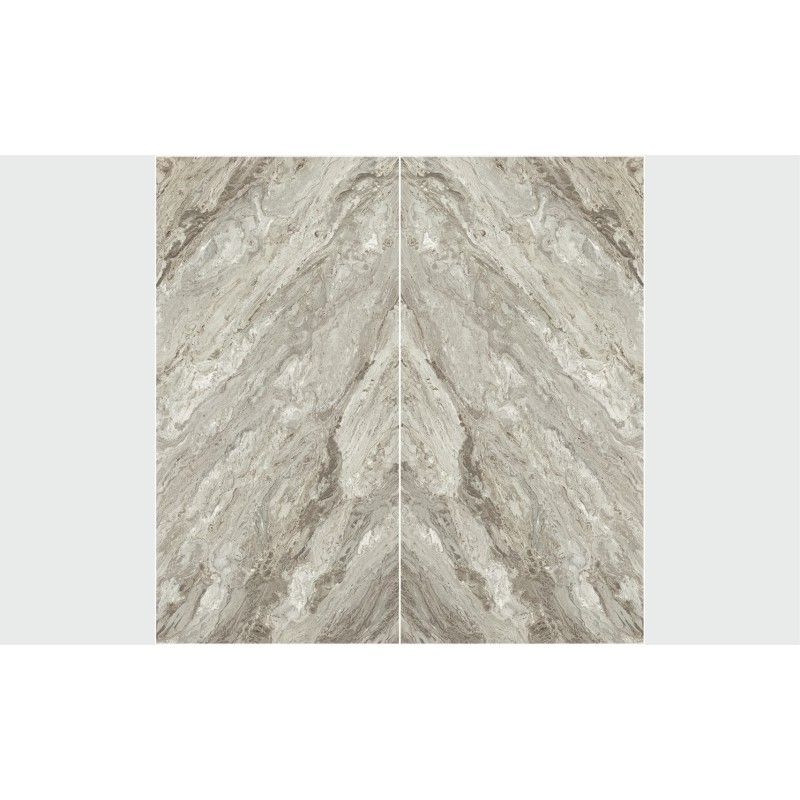 INFINITO 2.0 CREAM DIAMONDS 3D TEXTURE BOOKMATCH A 163X324 - FONDOVALLE INF2526 CERAMICA FONDOVALLE - 1