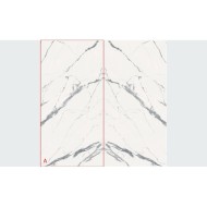 INFINITO 2.0 STATUARIO EXTRA NATURAL BOOKMATCH A 163X324 - FONDOVALLE INF1382 CERAMICA FONDOVALLE - 1