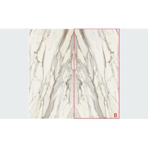 INFINITO 2.0 CALACATTA GOLD NATURAL BOOKMATCH B 163X324 - FONDOVALLE INF1371 CERAMICA FONDOVALLE - 1
