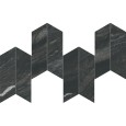 Marvel Diva Black Tempest MOSAIK Chevron 17,5x46,3  Velvet  - CERAMICHE ATLAS CONCORDE AYD5 CERAMICHE ATLAS CONCORDE - 1